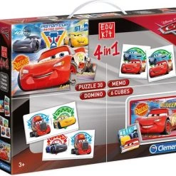 Clementoni - Superkit 4 In 1 - Disney Cars 3 - Educatief Spel