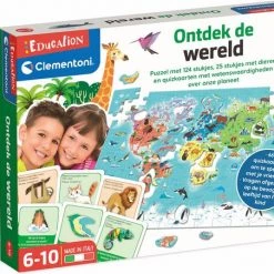 Merkloos Clementoni Spelend Leren - Ontdek De Wereld