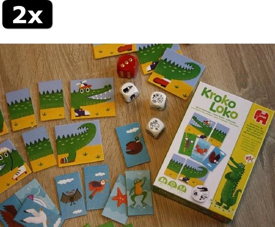 Jumbo 2x Kroko Loko Kinderspel 2 Jumbo 2x Kroko Loko Kinderspel - Afbeelding 2