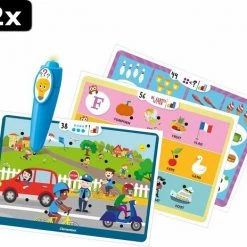 2x Clementoni Spelend Leren 1000 Quiz De Pratende Pen