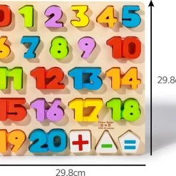 Dorjee Houten Getallen Puzzel 123 - Grote Stukken - Educatief Houten Speelgoed -leerzame-spellen Winkel 550x472 5