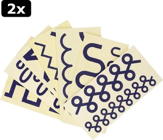 2x Goula Schrijfbewegingen Oefenen Leren Schrijven 2 2x Goula Schrijfbewegingen Oefenen Leren Schrijven - Afbeelding 2