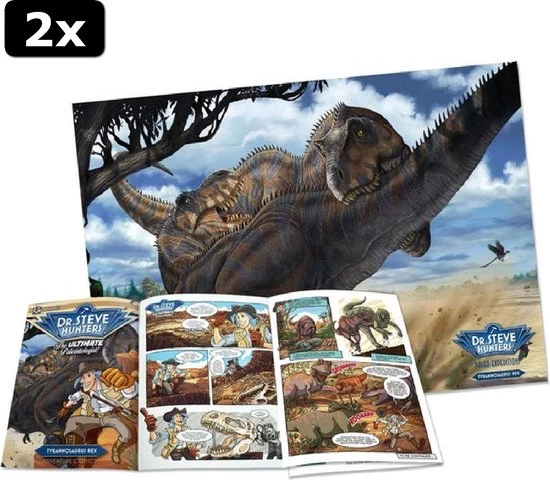 Geoworld 2x Paleo Expeditions - Tyrannosaurus Rex 3 Geoworld 2x Paleo Expeditions - Tyrannosaurus Rex - Afbeelding 3