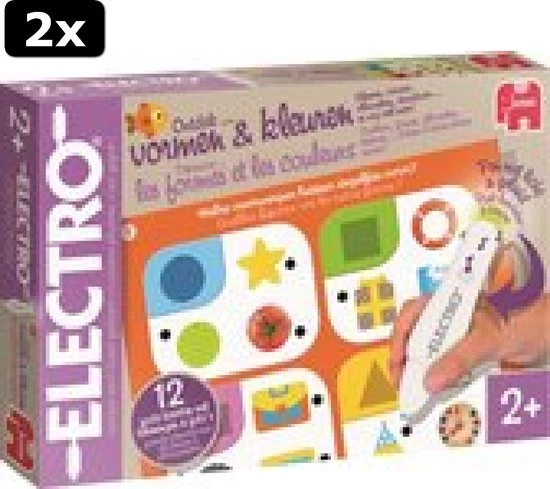 2x Electro Wonderpen Vormen & Kleuren 1 2x Electro Wonderpen Vormen & Kleuren