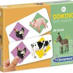 Clementoni Dominospel Boerderij Junior 20 Cm Karton 28 Kaarten -leerzame-spellen Winkel 550x494