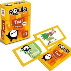 Educatieve Spellenbundel - Squla Kaartspel - 2 Stuks - Groep 1-2 & 7-8 - Aardrijkskunde & Taal -leerzame-spellen Winkel 550x497 5