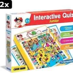 2x Clementoni Interactieve Quiz Junior 4-6 Jaar