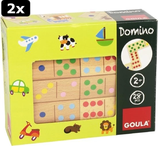 2x Goula Domino Tellen En Kleuren 4 2x Goula Domino Tellen En Kleuren - Afbeelding 4
