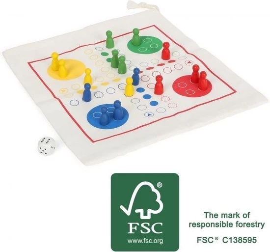 Small Foot Company Small Foot - Ludo Travel Game 1 Small Foot Company Small Foot - Ludo Travel Game