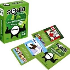 Educatieve Spellenbundel - Squla Kaartspel - 2 Stuks - Groep 1-2 & 7-8 - Aardrijkskunde & Taal -leerzame-spellen Winkel 550x518 3