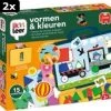 2x Jumbo Ik Leer Vormen & Kleuren - Educatief Spel