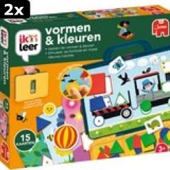 2x Jumbo Ik Leer Vormen & Kleuren - Educatief Spel