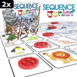 Goliath - Gezelschapspel 2x Sequence Junior - Bordspel