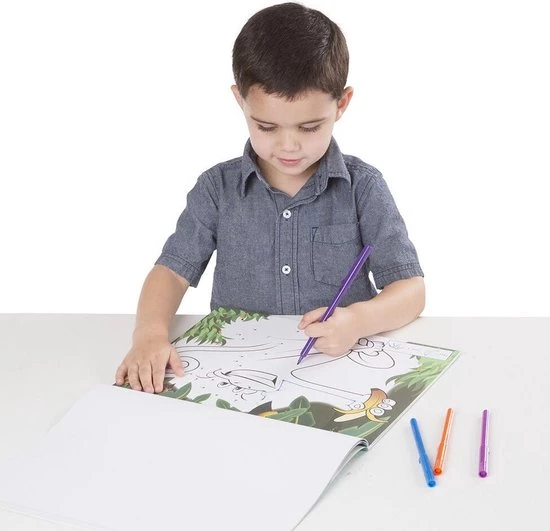 Melissa & Doug Dot-to-Dot Colouring Pad - Wild Animals 2 Melissa & Doug Dot-to-Dot Colouring Pad - Wild Animals - Afbeelding 2