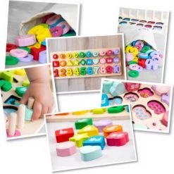 Max & Lea Educatief Houten Speelgoed Bord - Leren Tellen - Educatief - Houten Speelgoed - Duurzaam -leerzame-spellen Winkel 550x533 12