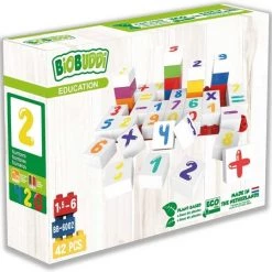 Wheat BiOBUDDi Educatie Bouwset Getallen, 42dlg.