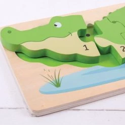 Bigjigs Crocodile Number Puzzle 6 Bigjigs Crocodile Number Puzzle -leerzame-spellen Winkel 550x539 2