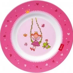 Sigikid Melamine Bord - Kinderservies - Cadeau Meisjes - Prinses Bord - Pinky Queeny 24769