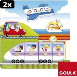 Goula 2x Noppenpuzzel Op Reis Voertuigen 8 Goula 2x Noppenpuzzel Op Reis Voertuigen -leerzame-spellen Winkel 550x544 13