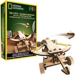 BANALINE NATIONALE GEOGRAFIE - Da Vinci Uitvindingen - Kit Om Een Houten Ballista Te Bouwen Zonder Gereedschap
