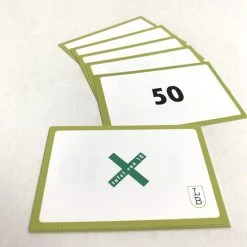 Bijles Juf Laura TAFELSOMKAARTJES - Tafel Van 10 - Rekenen - Tafels Oefenen - Bewegend Leren - Spelend Leren - Voor Binnen En Buiten - Onderwijs -leerzame-spellen Winkel 550x550 122