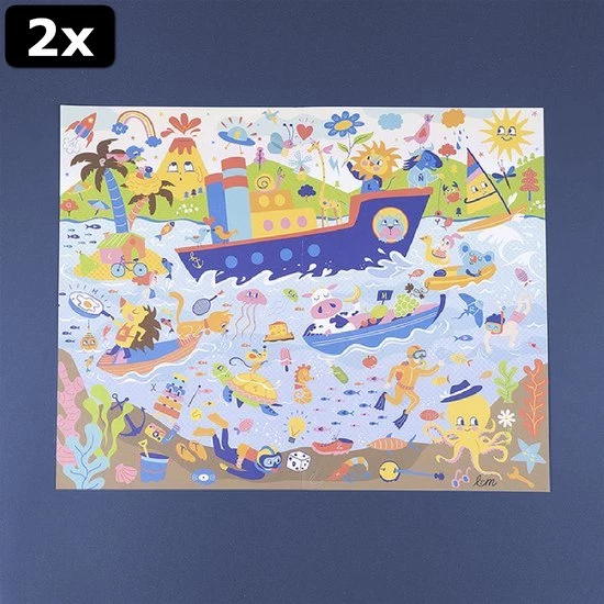 2x Ik Leer Ontdekken Letters - Educatief Spel 14 2x Ik Leer Ontdekken Letters - Educatief Spel - Afbeelding 14