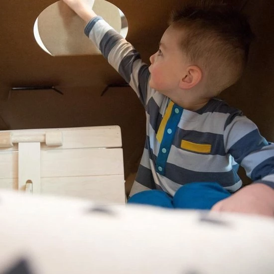 Hulky Play Hulki Walvis Blauw - Speelhuisje Van Sterk En Duurzaam Karton 4 Hulky Play Hulki Walvis Blauw - Speelhuisje Van Sterk En Duurzaam Karton - Afbeelding 4