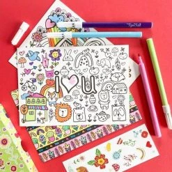 Tiger Tribe Postcard Kit – Friends -leerzame-spellen Winkel 550x550 180