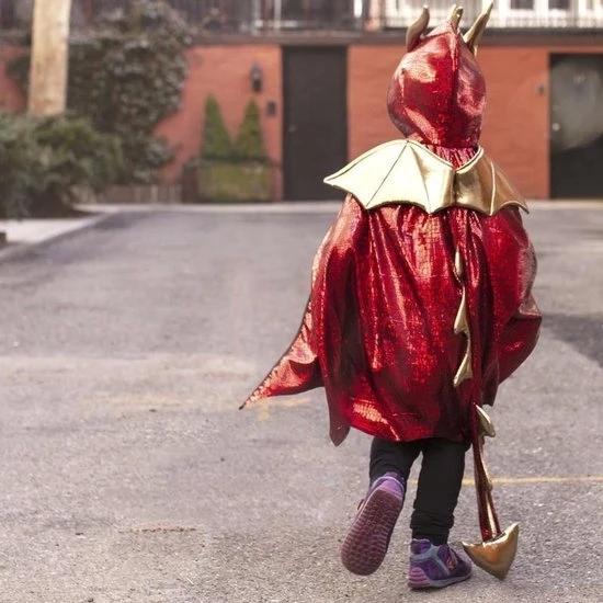 Great Pretenders Dragon Cape Red / 5-6 Years 2 Great Pretenders Dragon Cape Red / 5-6 Years - Afbeelding 2