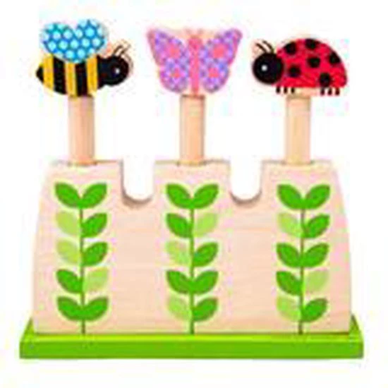 BIGJIGS Spel - Pop Up - In De Tuin 3 BIGJIGS Spel - Pop Up - In De Tuin - Afbeelding 3