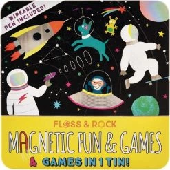 Floss & Rock Spelletjesdoos Space 4-in-1 - 19,5 X 19,5 Cm