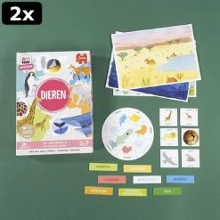 2x Ik Leer Ontdekken Dieren - Educatief Spel