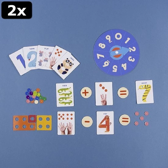 2x Ik Leer Ontdekken Getallen - Educatief Spel 2 2x Ik Leer Ontdekken Getallen - Educatief Spel - Afbeelding 2