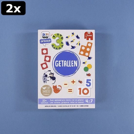2x Ik Leer Ontdekken Getallen - Educatief Spel 14 2x Ik Leer Ontdekken Getallen - Educatief Spel - Afbeelding 14