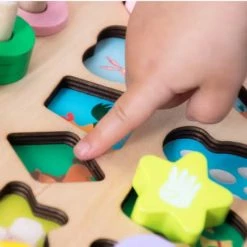 Max & Lea Educatief Houten Speelgoed Bord - Leren Tellen - Educatief - Houten Speelgoed - Duurzaam -leerzame-spellen Winkel 550x550 339