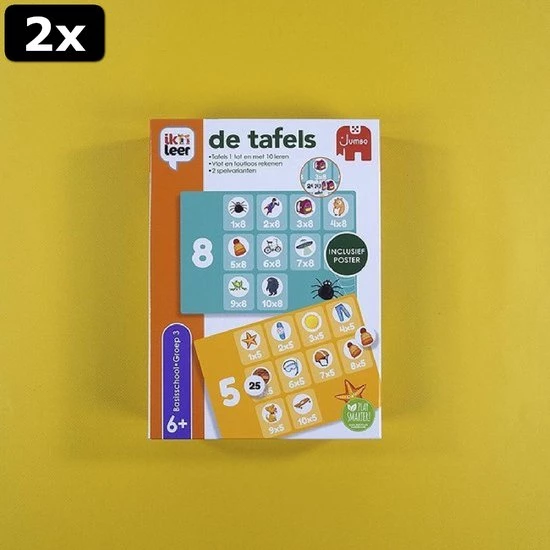 2x Ik Leer De Tafels 8 2x Ik Leer De Tafels - Afbeelding 8