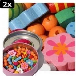 2x Simply For Kids Kralen In Blikje