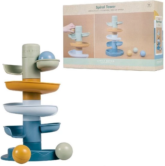 Little Dutch Spiraaltoren Blauw 1 Little Dutch Spiraaltoren Blauw