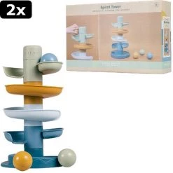 2x Little Dutch Spiraaltoren Blauw