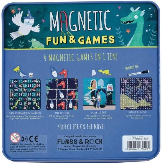 Floss & Rock Spelletjesdoos Spellbound 4-in-1 - 19,5 X 19,5 Cm 7 Floss & Rock Spelletjesdoos Spellbound 4-in-1 - 19,5 X 19,5 Cm - Afbeelding 7