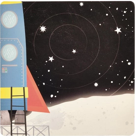 Floss & Rock Spelletjesdoos Space 4-in-1 - 19,5 X 19,5 Cm 8 Floss & Rock Spelletjesdoos Space 4-in-1 - 19,5 X 19,5 Cm - Afbeelding 8