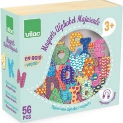 Vilac Houten Magneetsets Hoofdletters (56st) -leerzame-spellen Winkel 550x565 3