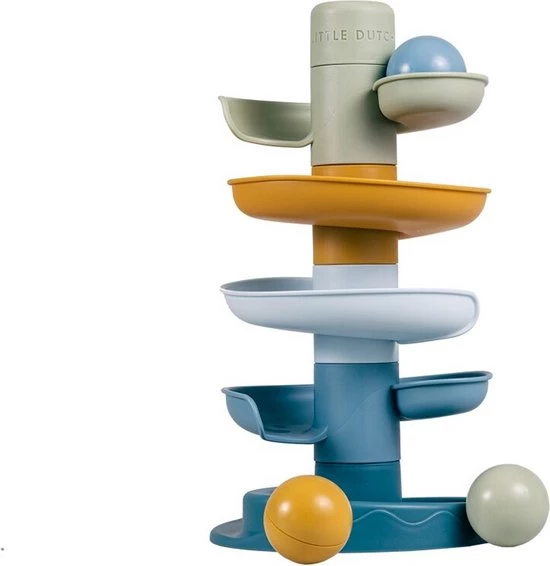 Little Dutch Spiraaltoren Blauw 2 Little Dutch Spiraaltoren Blauw - Afbeelding 2