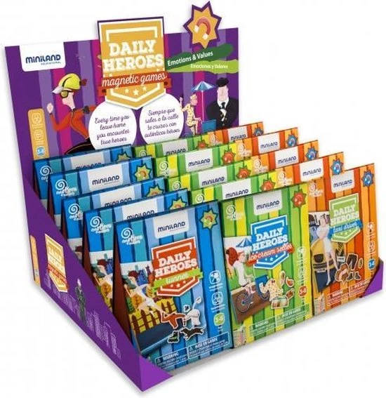 Miniland Leerspel Daily Heroes - Taxi Driver Oranje 3-delig 2 Miniland Leerspel Daily Heroes - Taxi Driver Oranje 3-delig - Afbeelding 2