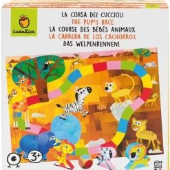 Ludattica Bordspel Baby Animal Race Junior 27,5 X 27,5 Cm