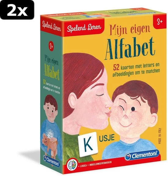 2x Clementoni Spelend Leren Mijn Eigen Alfabet 3 2x Clementoni Spelend Leren Mijn Eigen Alfabet - Afbeelding 3