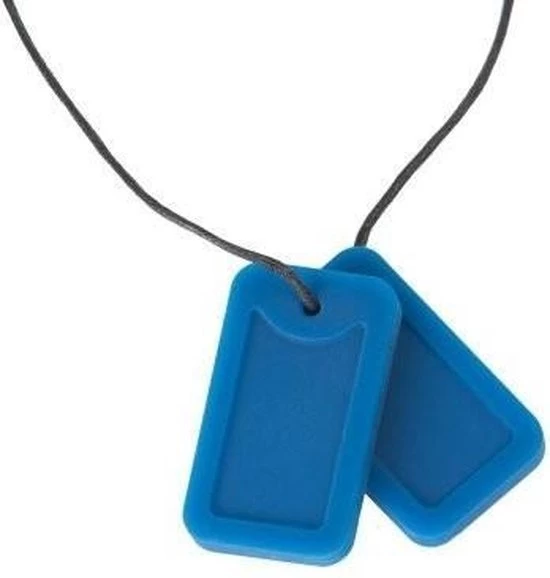 Chewigem Dog Tag Blauw 1 Chewigem Dog Tag Blauw