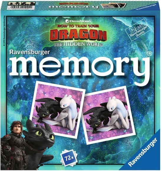 Memory Ravensburger Dragons 3 Kaartspel Matching 1 Memory Ravensburger Dragons 3 Kaartspel Matching