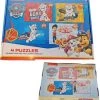 Nickelodeon Paw Patrol Legpuzzels Inkleuren - 4 Puzzels - Met Viltstiften - Chase - Rubble
