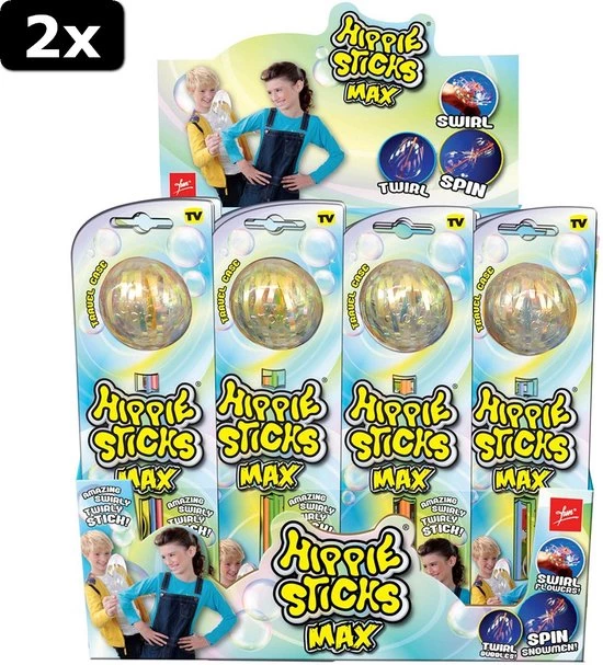 Fun 2x Hippie Sticks Bellenblaas Display 35 Stuks 3 Fun 2x Hippie Sticks Bellenblaas Display 35 Stuks - Afbeelding 3